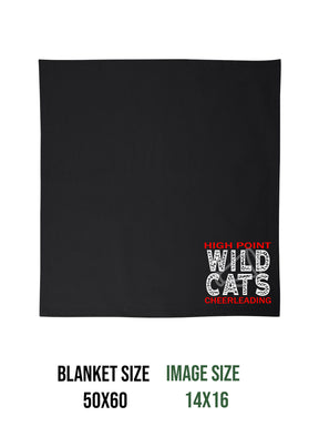 Wildcats Cheer Design 1 Blanket