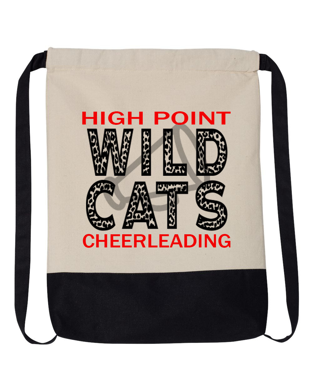 Wildcats Cheer design 1 Drawstring Bag