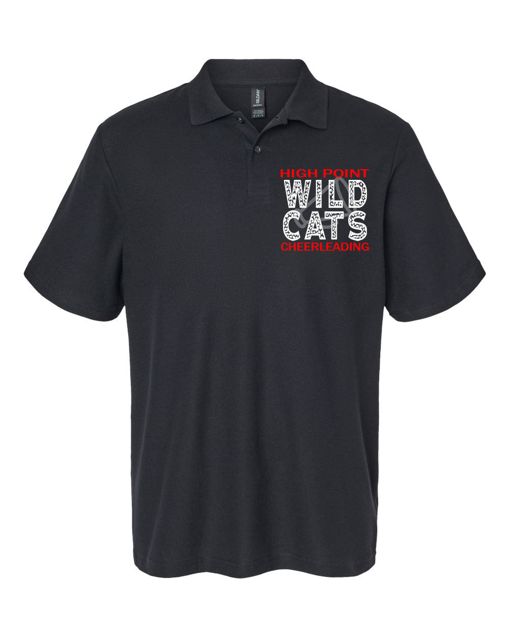 Wildcats Cheer Design 1 Polo T-Shirt