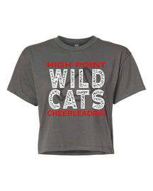 Wildcats Cheer design 1 Crop Top