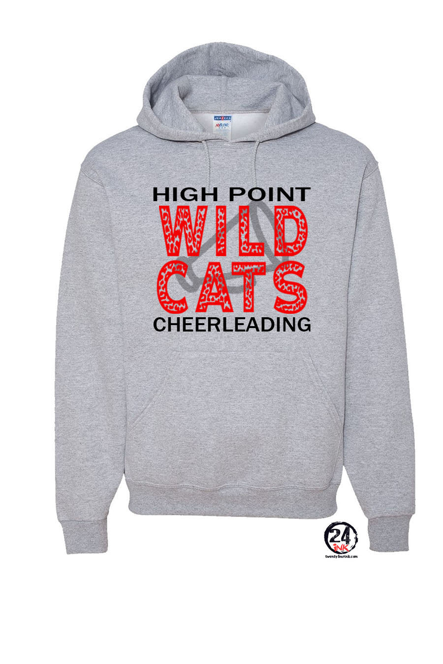 Wildcats cheer Design 1 Hooded Sweatshirt