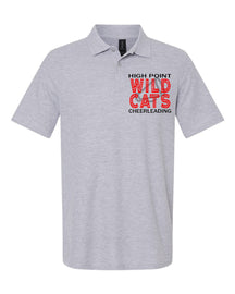 Wildcats Cheer Design 1 Polo T-Shirt