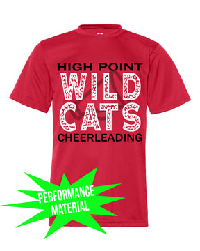 Wildcats Cheer Performance Material design 1 T-Shirt