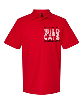 Wildcats Cheer Design 1 Polo T-Shirt