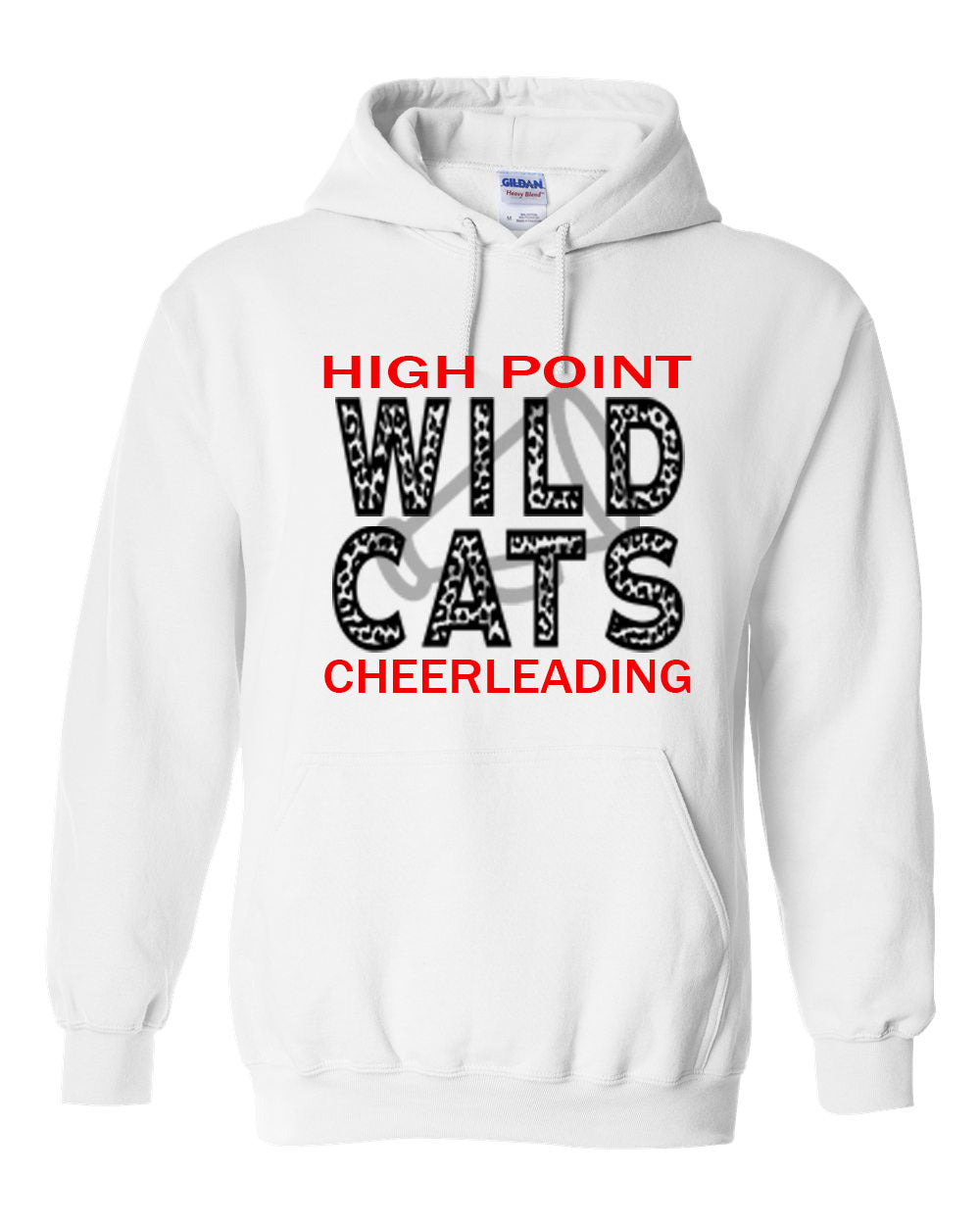 Wildcats cheer Design 1 Hooded Sweatshirt