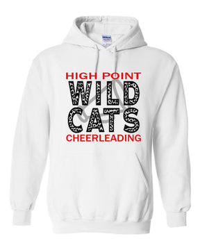 Wildcats cheer Design 1 Hooded Sweatshirt