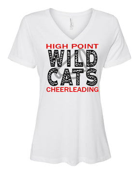 Wildcats Cheer Design 1 V-neck T-Shirt