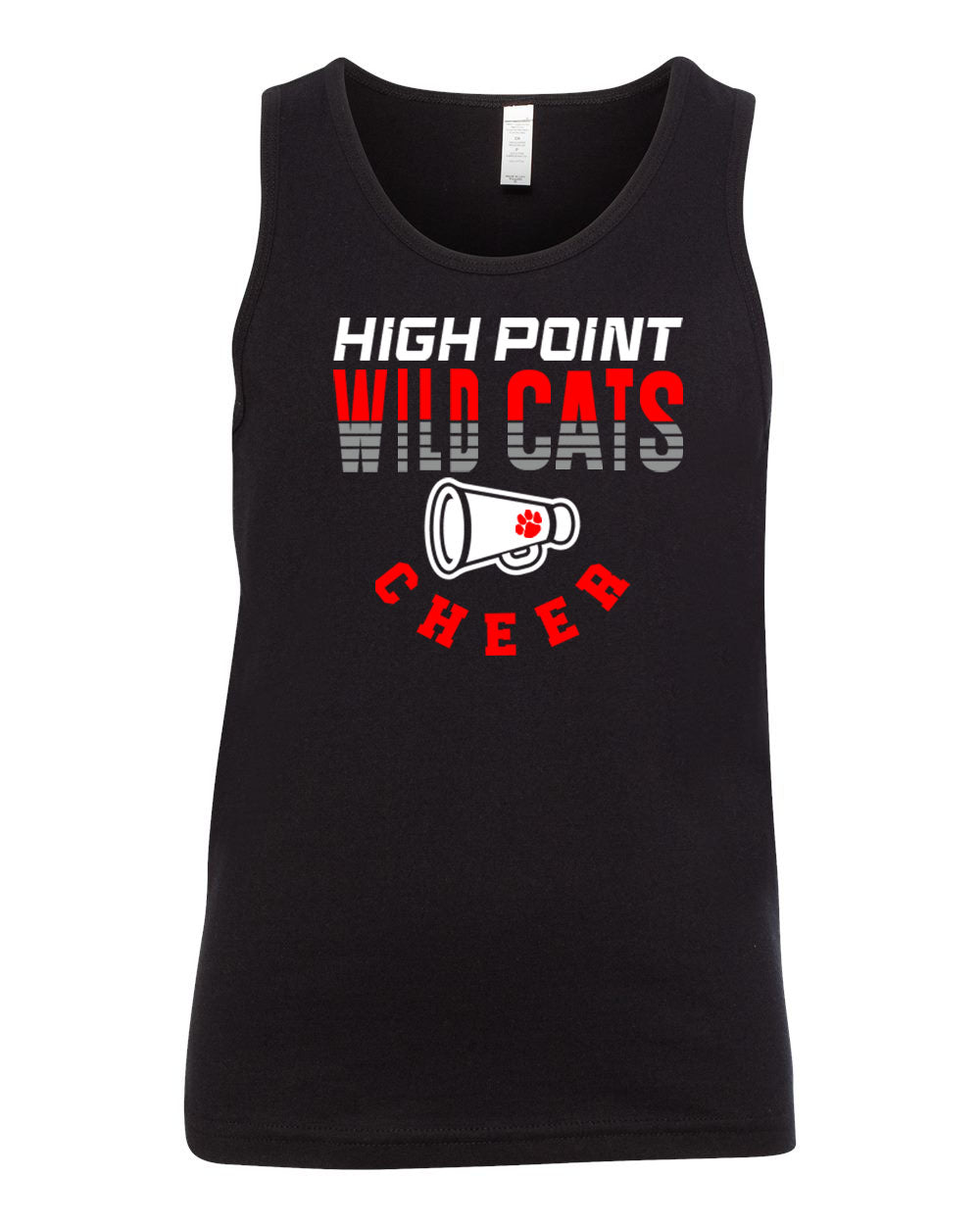 Wildcats Cheer design 2 Ladies Muscle Tank Top