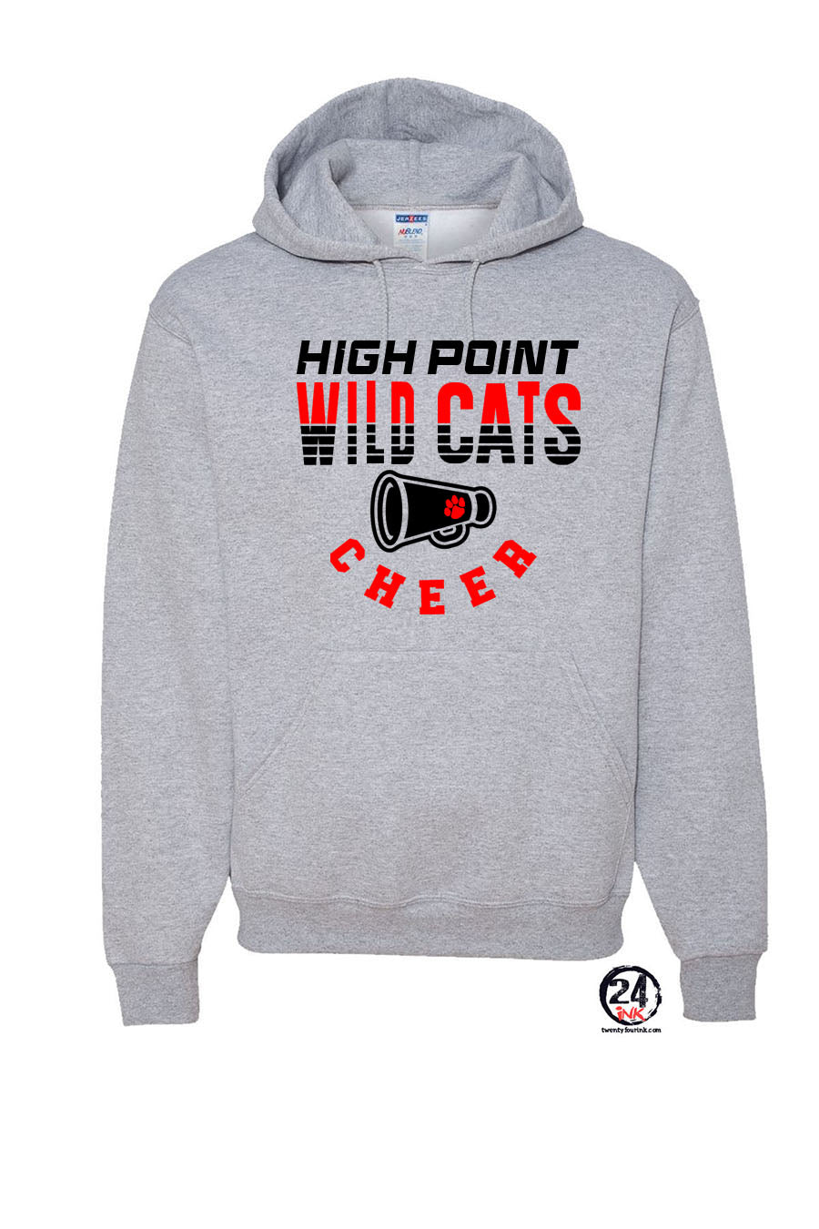 Wildcats cheer Design 2 Hooded Sweatshirt