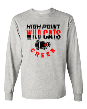 Wildcats Cheer Design 2 Long Sleeve Shirt
