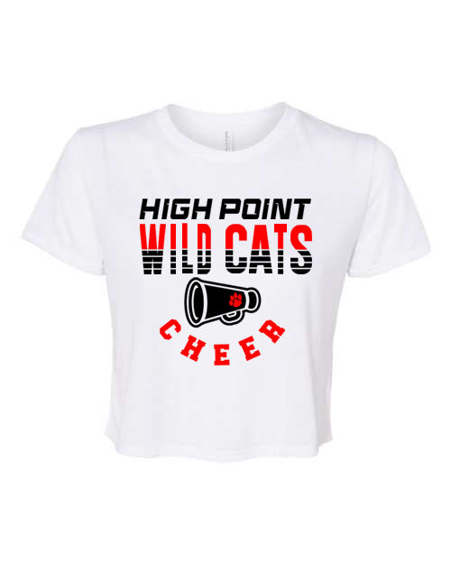 Wildcats Cheer design 2 Crop Top