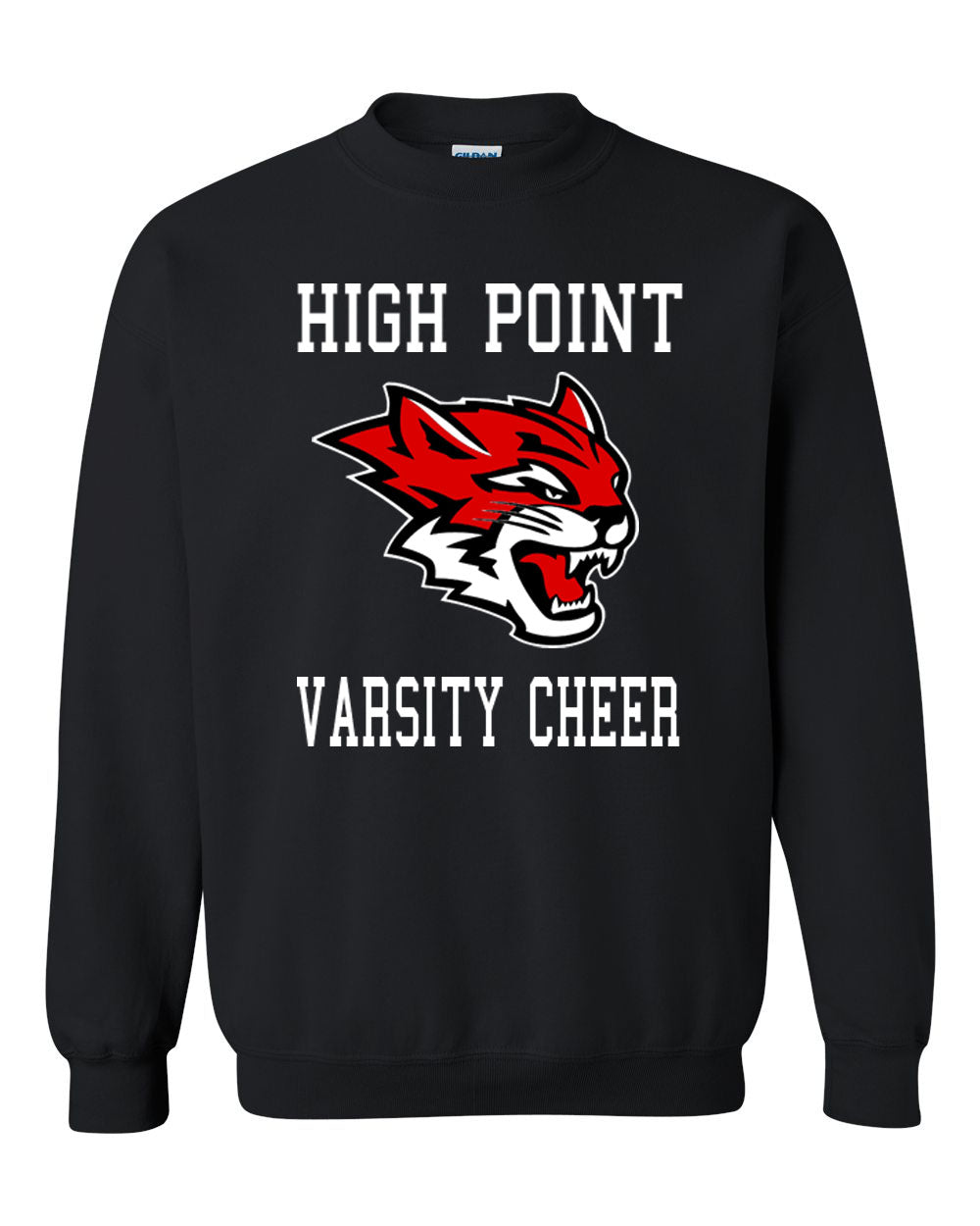 Wildcats Cheer Design 3 non hooded sweatshirt