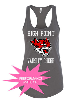 Wildcats Cheer Design 3 Performance Racerback Tank Top