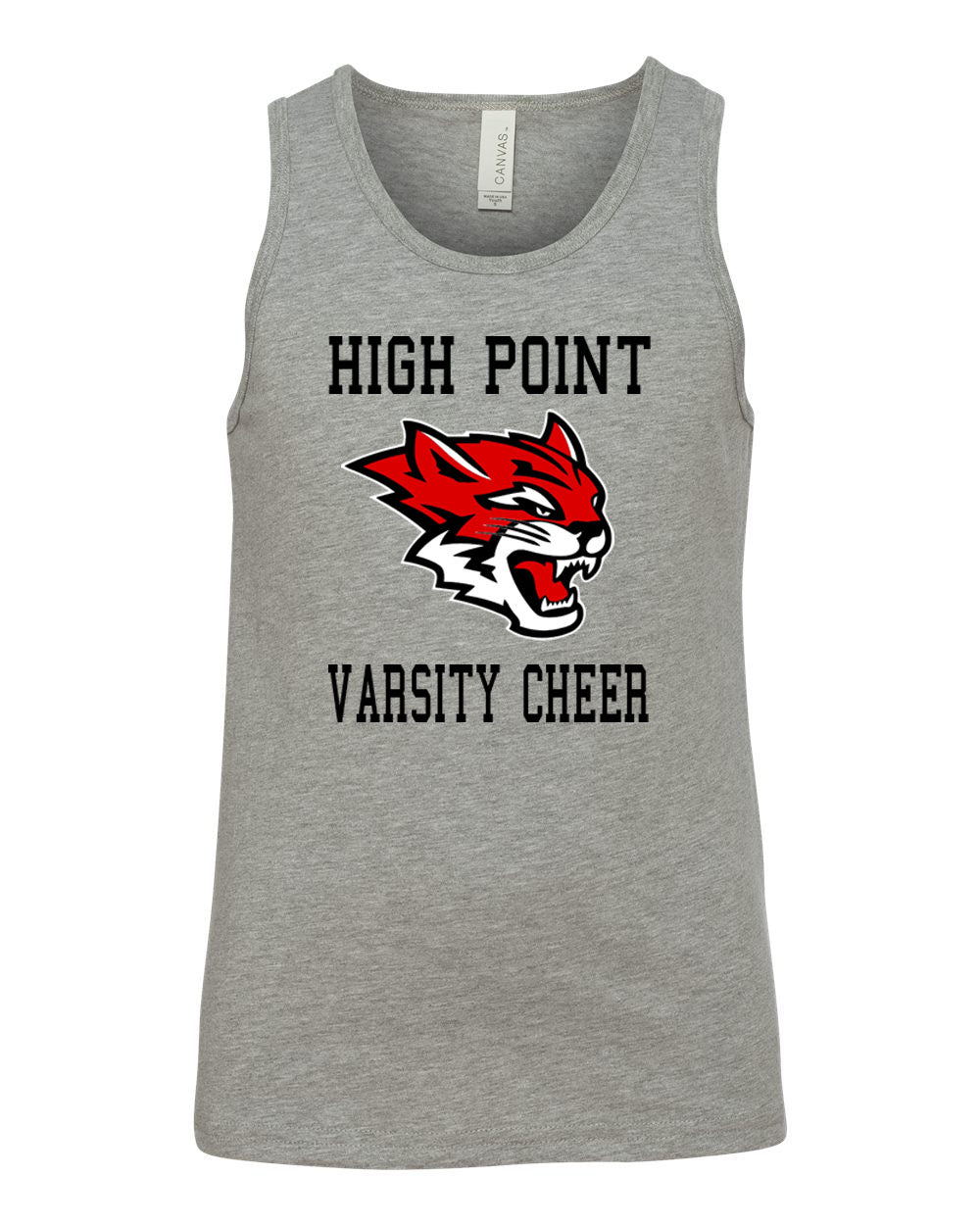 Wildcats Cheer design 3 Ladies Muscle Tank Top