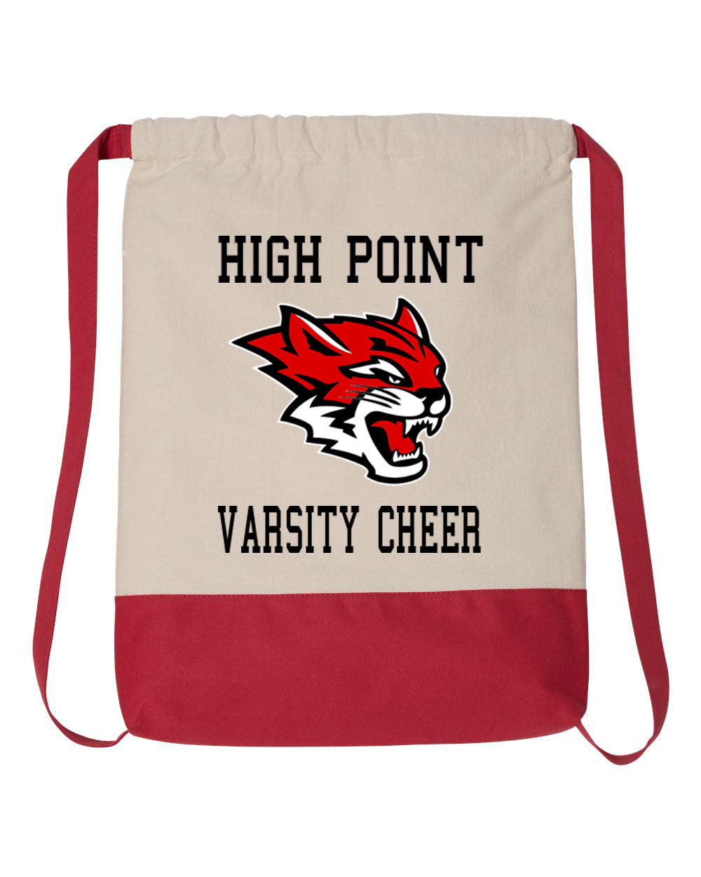 Wildcats Cheer design 3 Drawstring Bag