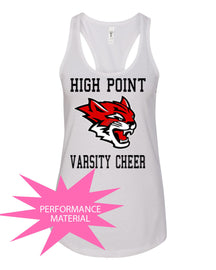 Wildcats Cheer Design 3 Performance Racerback Tank Top