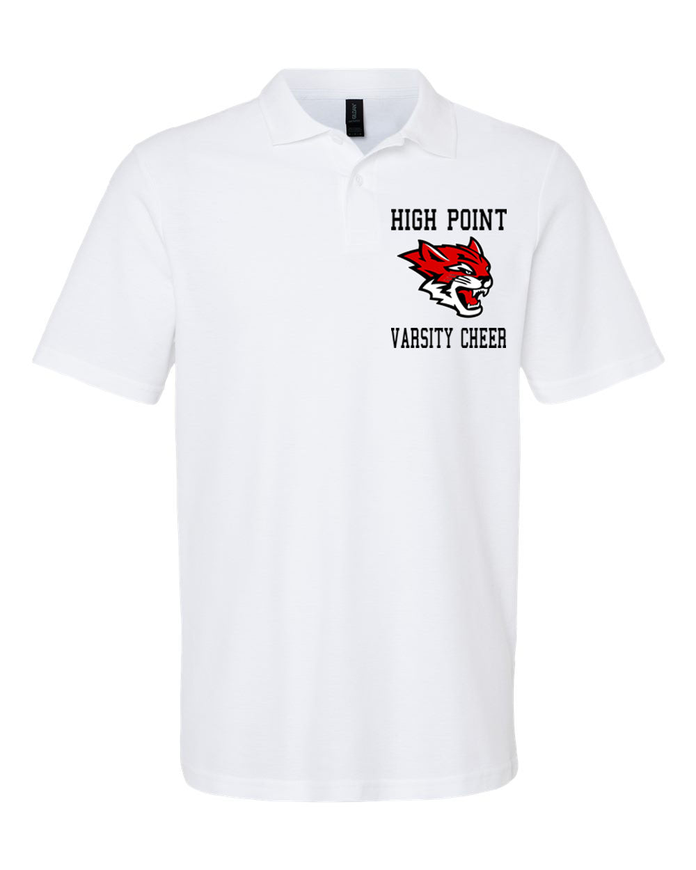 Wildcats Cheer Design 3 Polo T-Shirt