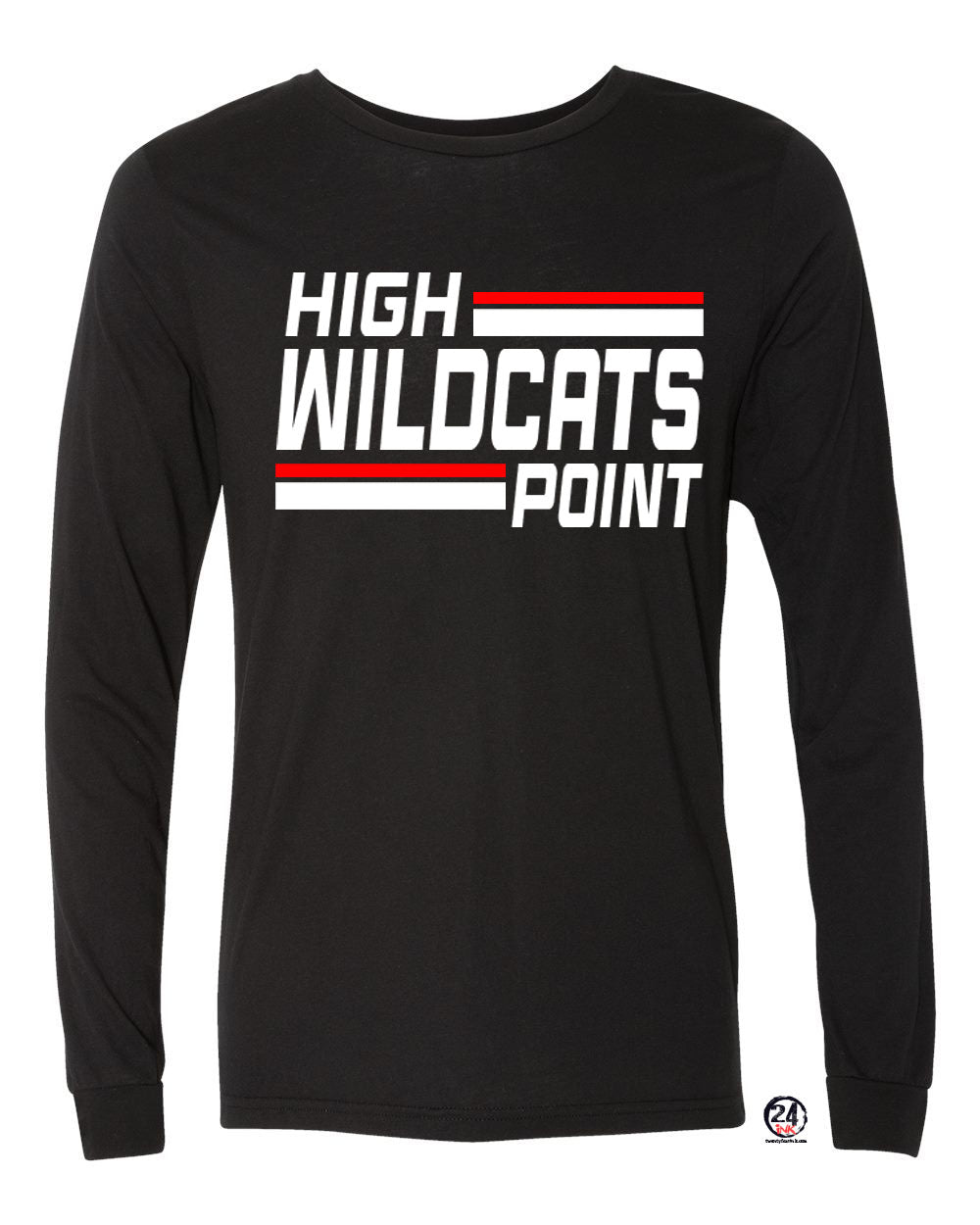 Wildcats Cheer Design 4 Long Sleeve Shirt