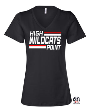 Wildcats Cheer Design 4 V-neck T-Shirt