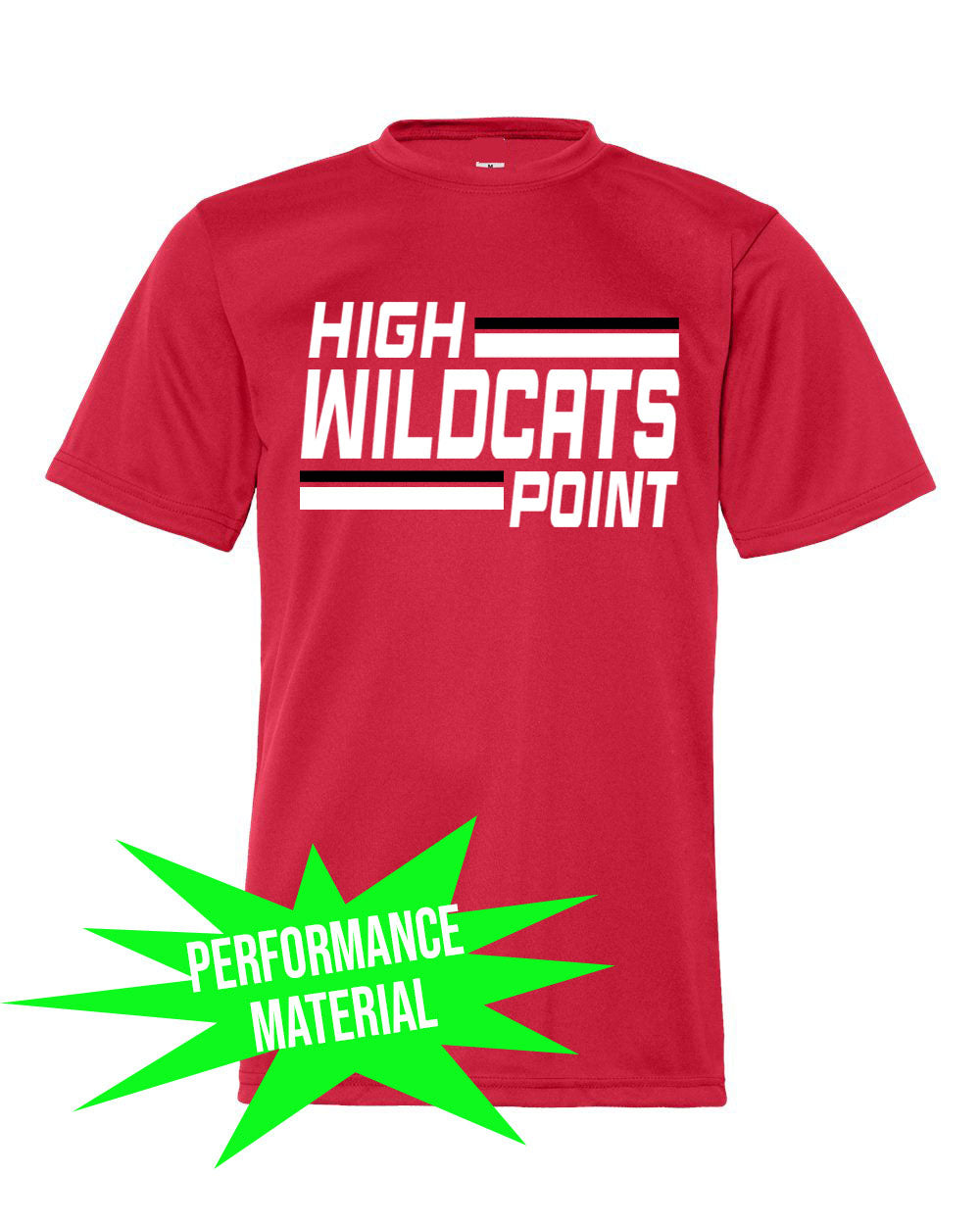 Wildcats Cheer Performance Material design 4 T-Shirt