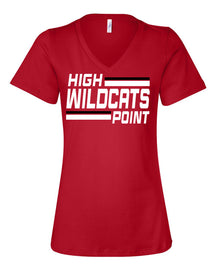 Wildcats Cheer Design 4 V-neck T-Shirt