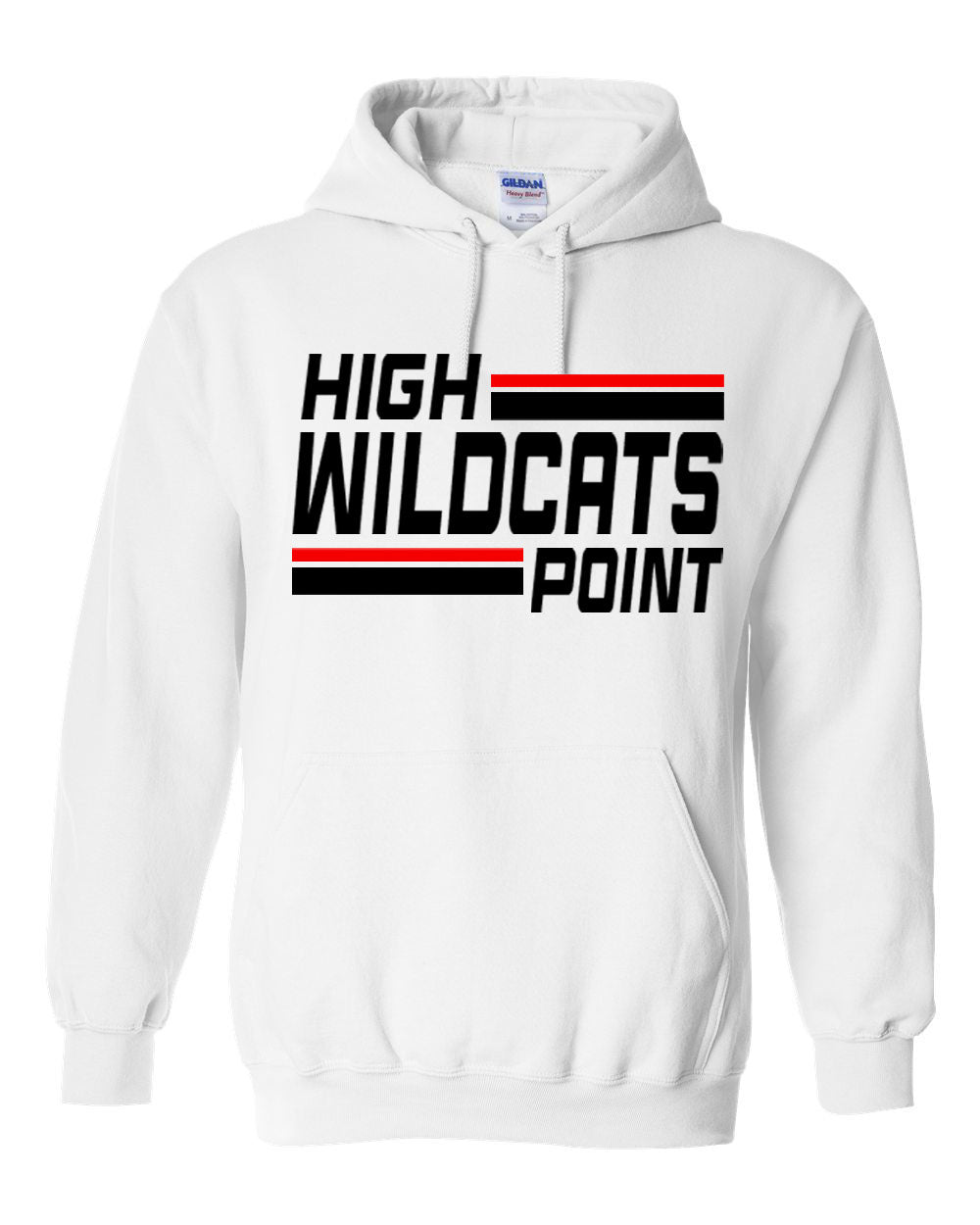 Wildcats cheer Design 4 Hooded Sweatshirt