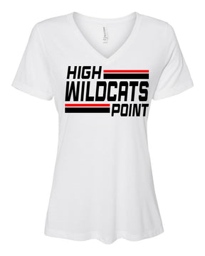 Wildcats Cheer Design 4 V-neck T-Shirt