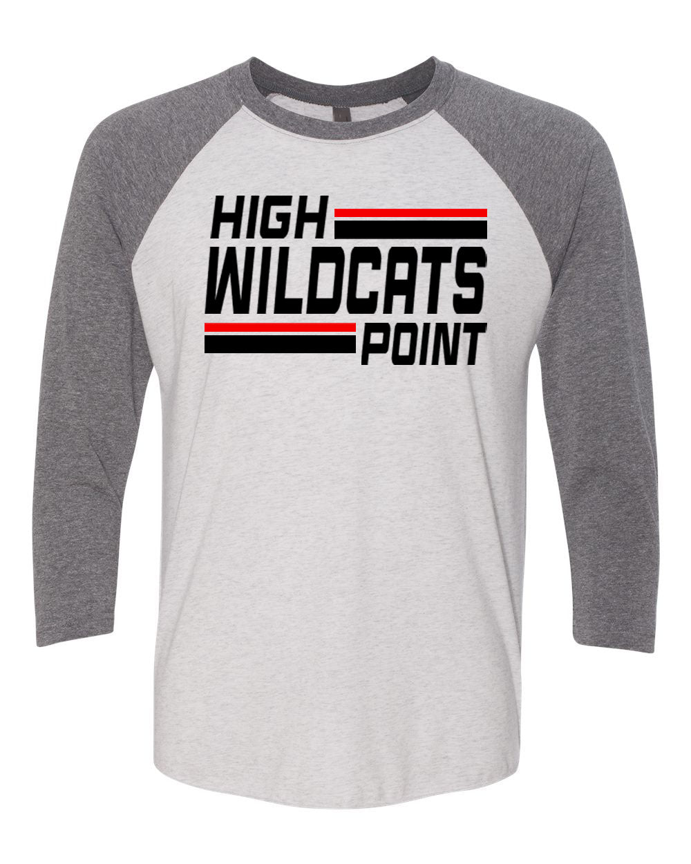 Wildcats Cheer design 4 raglan shirt