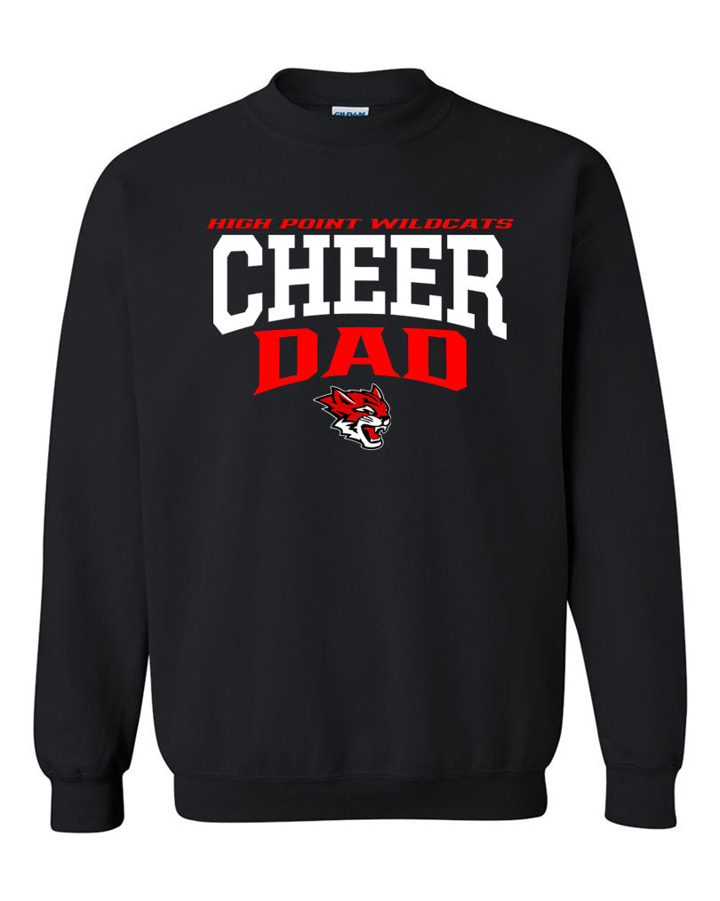 Wildcats Cheer Design 6 non hooded sweatshirt