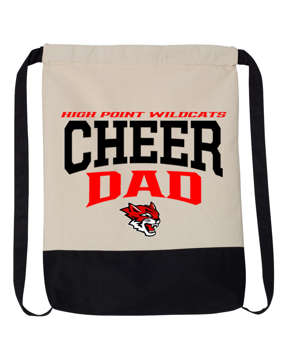 Wildcats Cheer design 6 Drawstring Bag