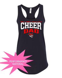 Wildcats Cheer Design 6 Performance Racerback Tank Top