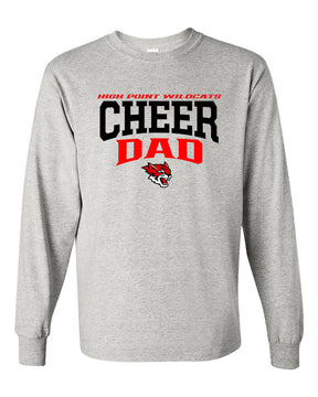 Wildcats Cheer Design 6 Long Sleeve Shirt