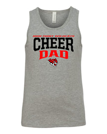 Wildcats Cheer design 6 Ladies Muscle Tank Top