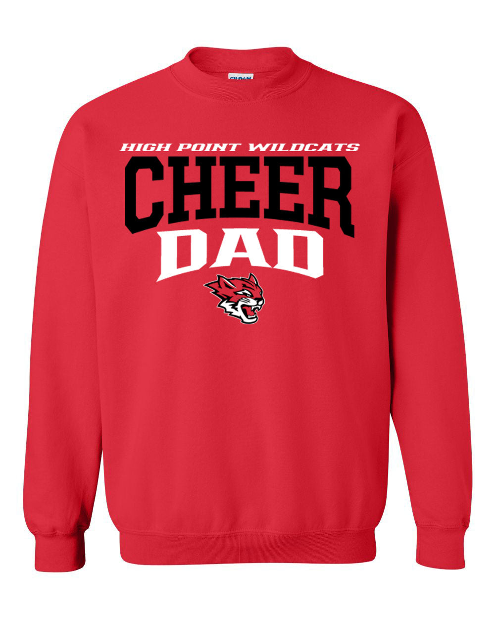 Wildcats Cheer Design 6 non hooded sweatshirt