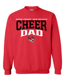 Wildcats Cheer Design 6 non hooded sweatshirt