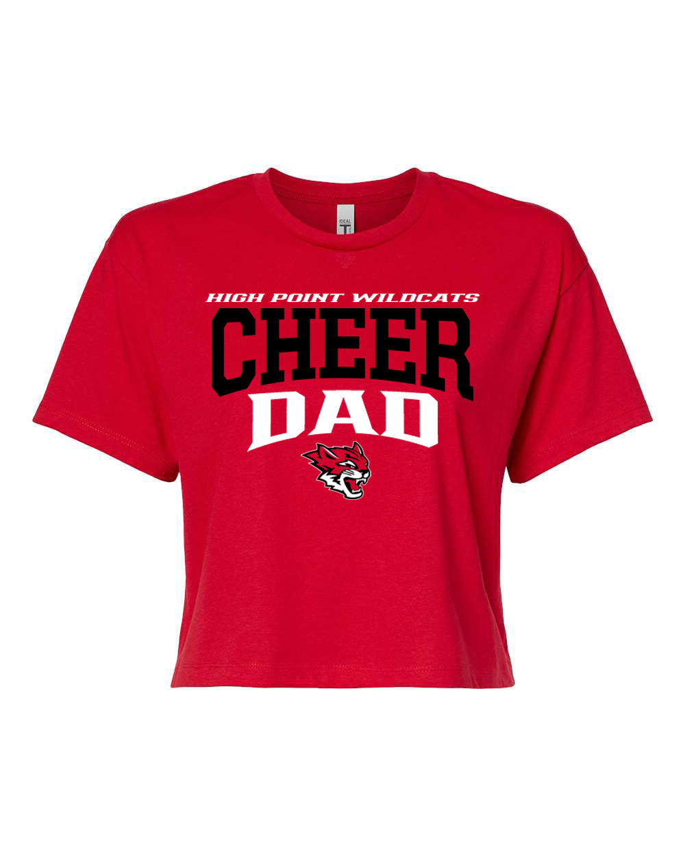 Wildcats Cheer design 6 Crop Top