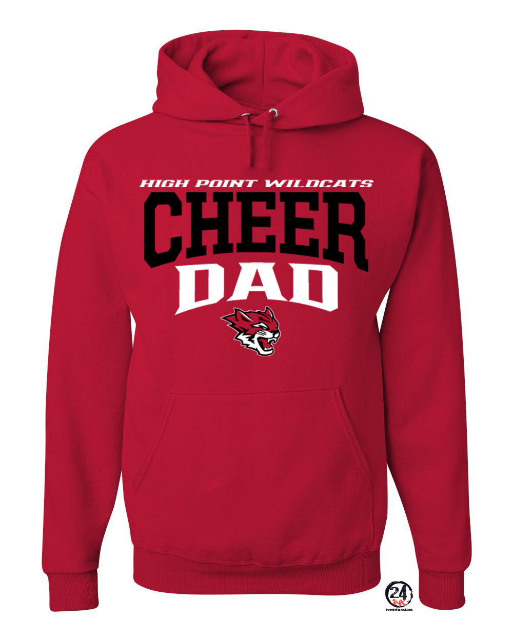Wildcats cheer Design 6 Hooded Sweatshirt