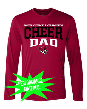 Wildcats Cheer Performance Material Design 6 Long Sleeve Shirt