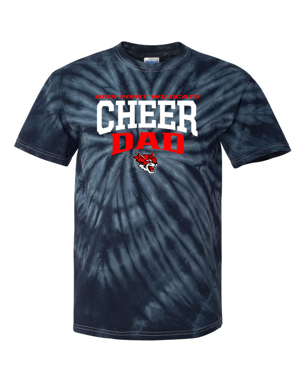 Wildcats Cheer Tie Dye t-shirt Design 6