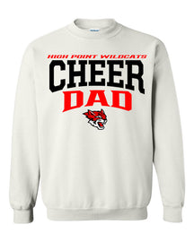 Wildcats Cheer Design 6 non hooded sweatshirt