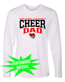 Wildcats Cheer Performance Material Design 6 Long Sleeve Shirt
