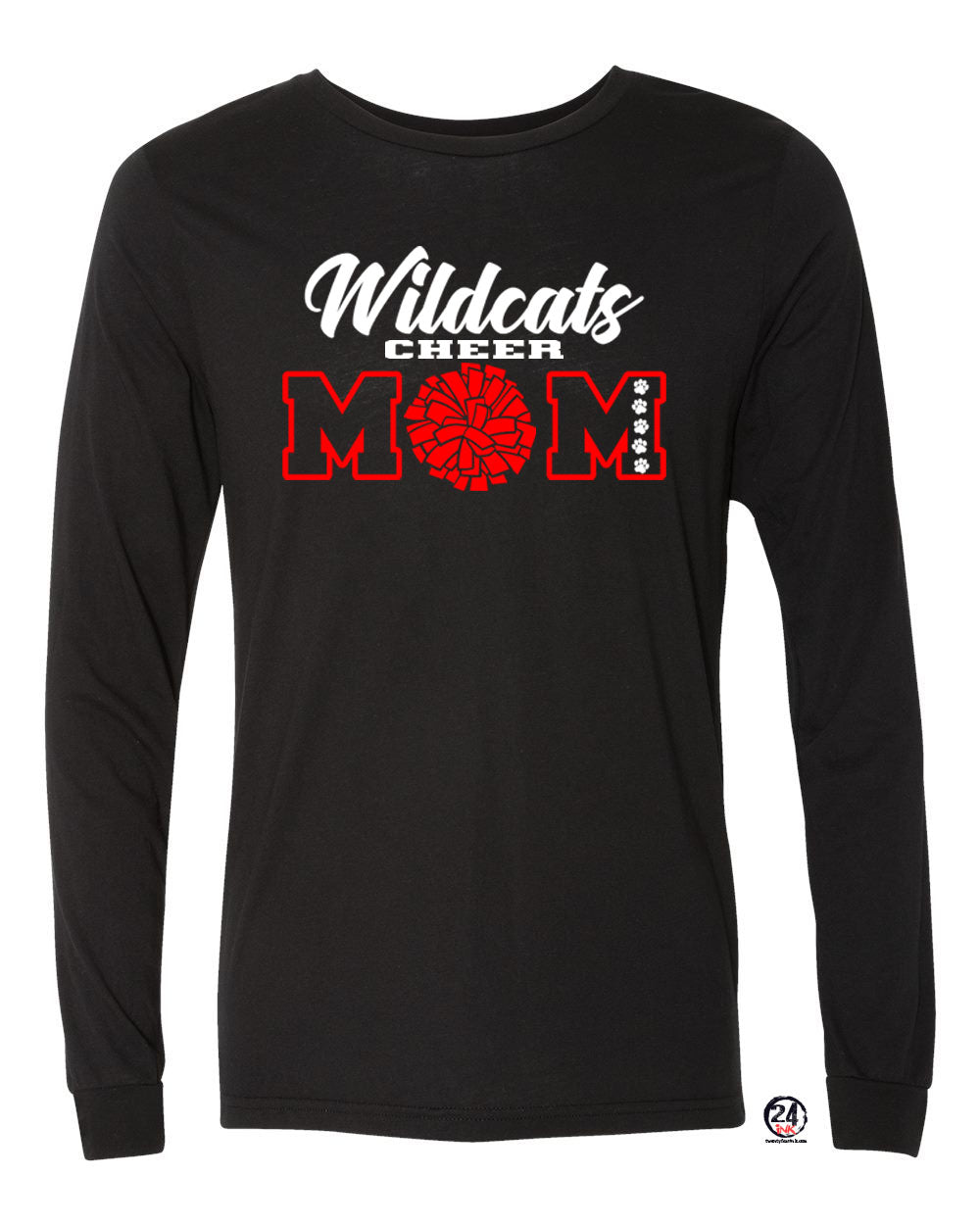 Wildcats Cheer Design 7 Long Sleeve Shirt