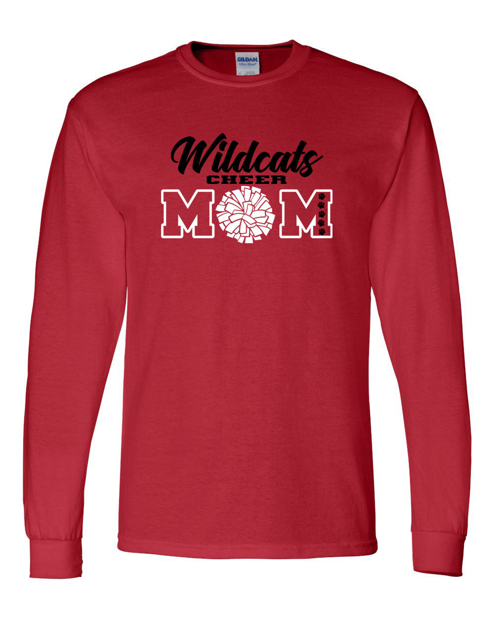Wildcats Cheer Design 7 Long Sleeve Shirt
