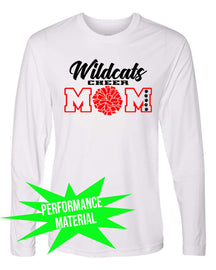 Wildcats Cheer Performance Material Design 7 Long Sleeve Shirt
