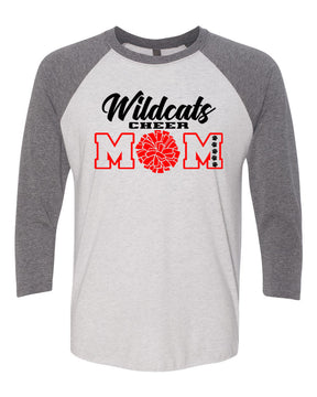 Wildcats Cheer design 7 raglan shirt