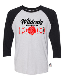 Wildcats Cheer design 7 raglan shirt