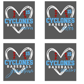 Sparta Cyclones Tie Dye t-shirt Design 5