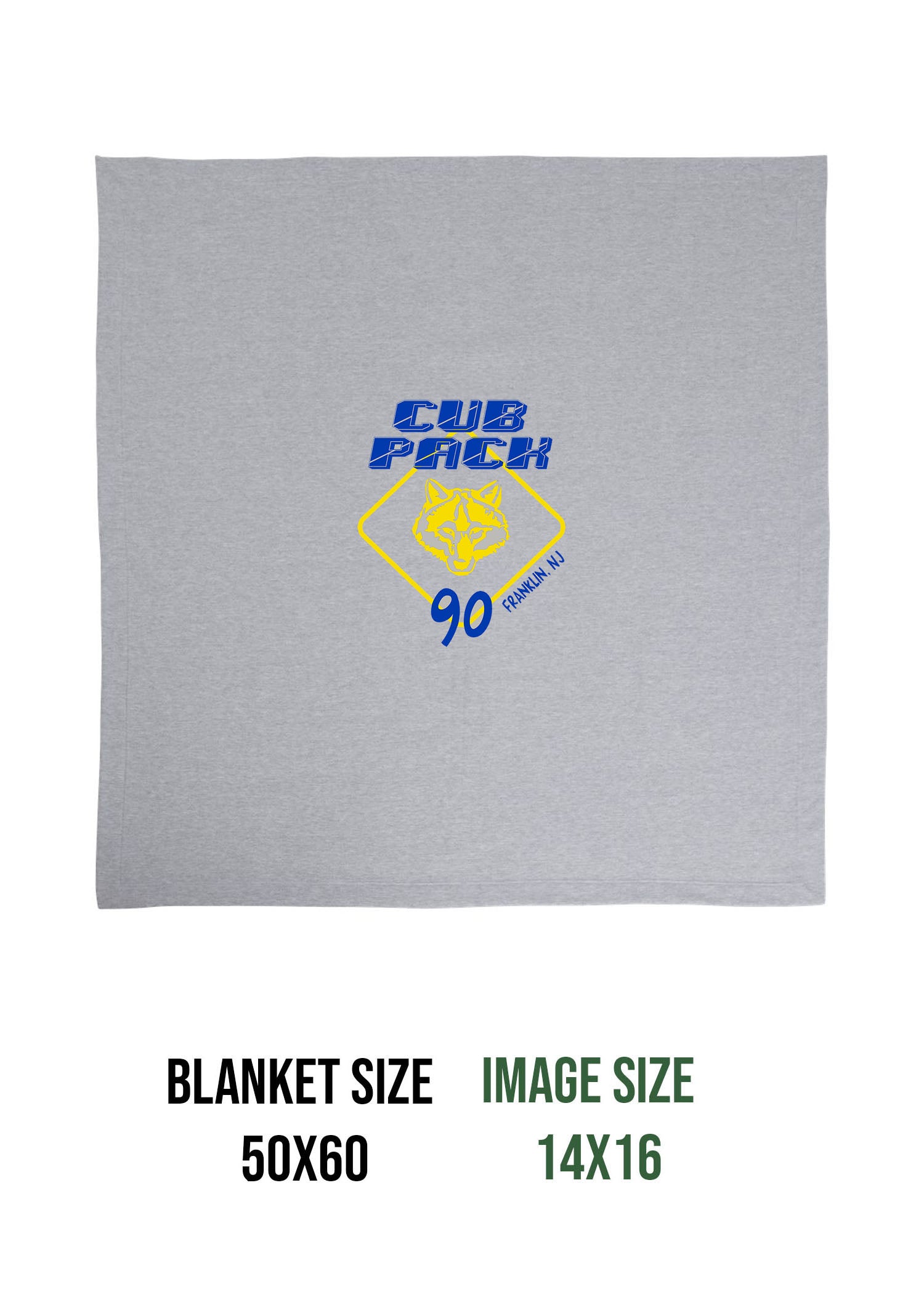 Cub Scout Pack 90 Design 2 Blanket