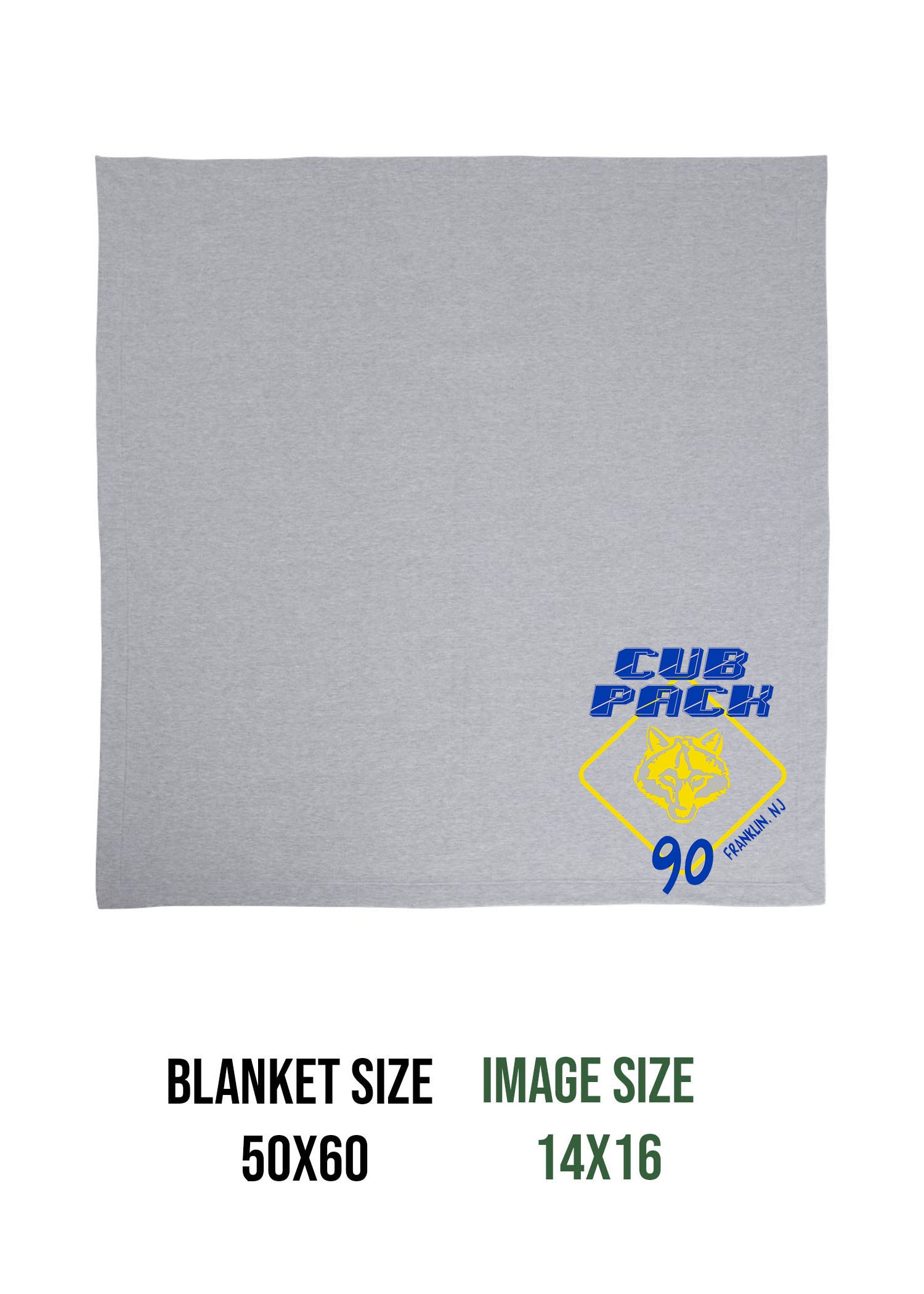 Cub Scout Pack 90 Design 2 Blanket