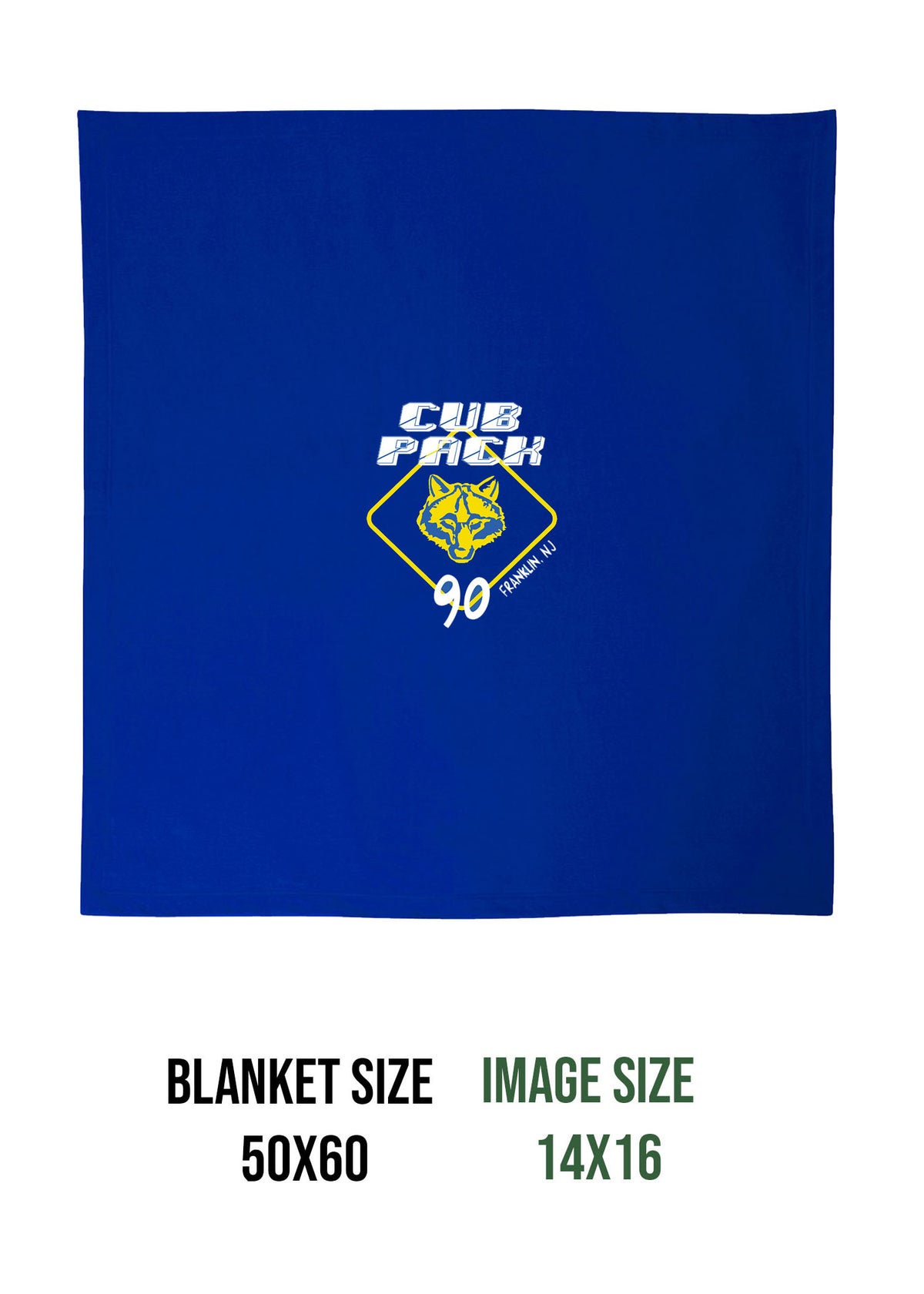 Cub Scout Pack 90 Design 2 Blanket